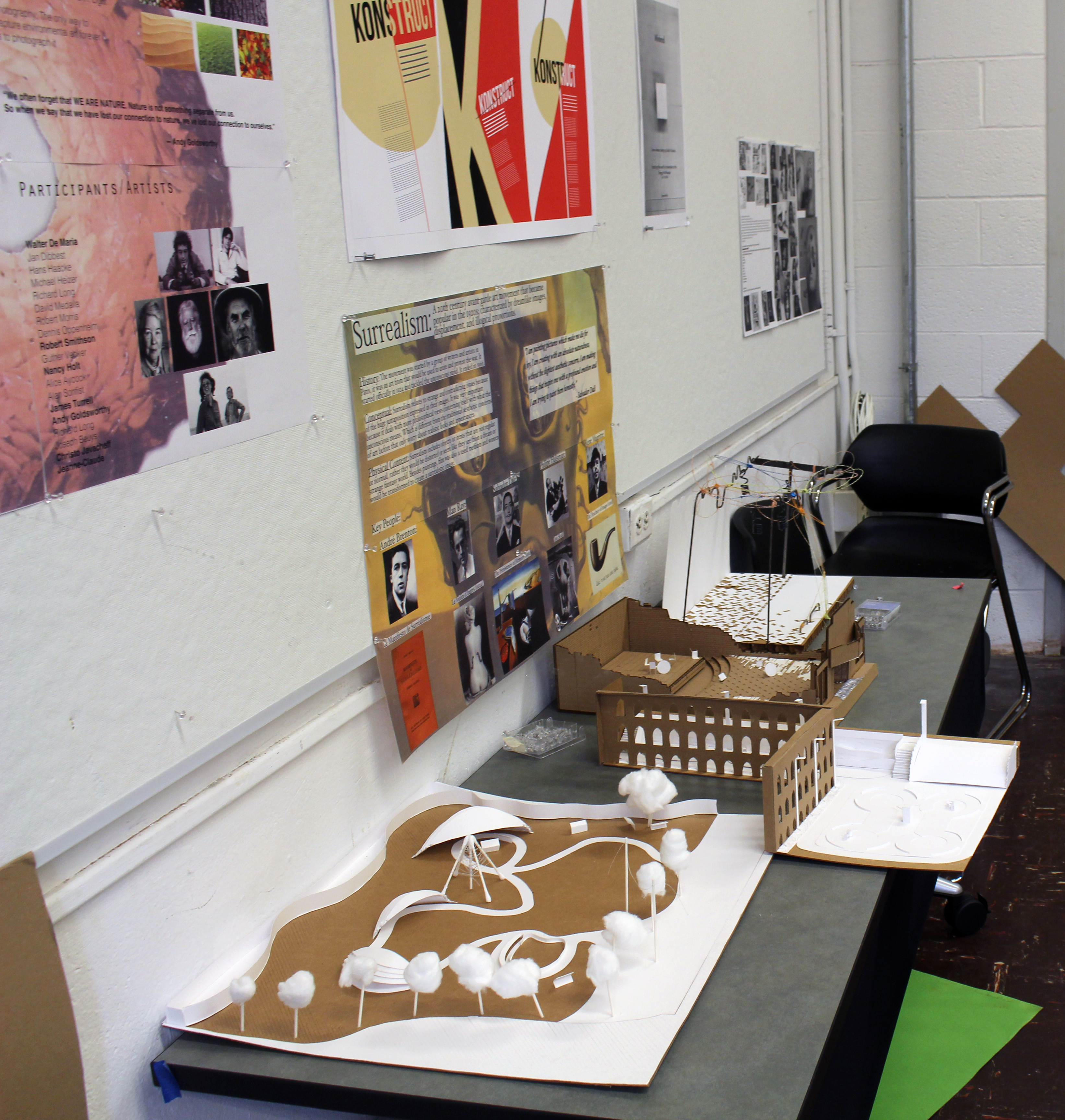 Student work from the accelerated first year summer studio. 